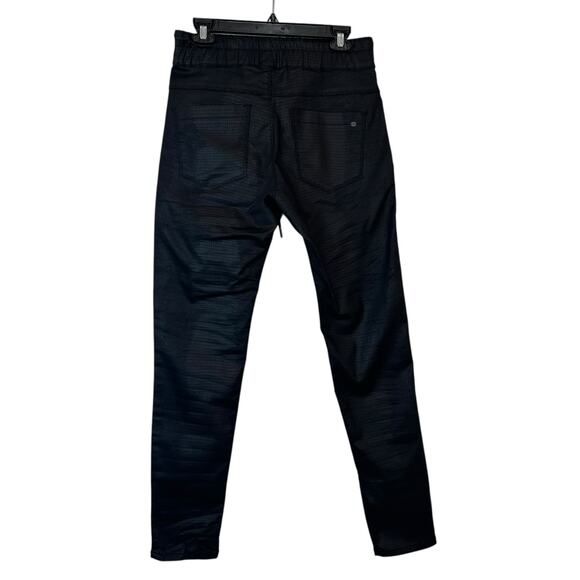 Flog Bevy Flog Shely Black Snake Drawstring Waist Pull on Pants sz 28 EUC - Picture 3 of 10